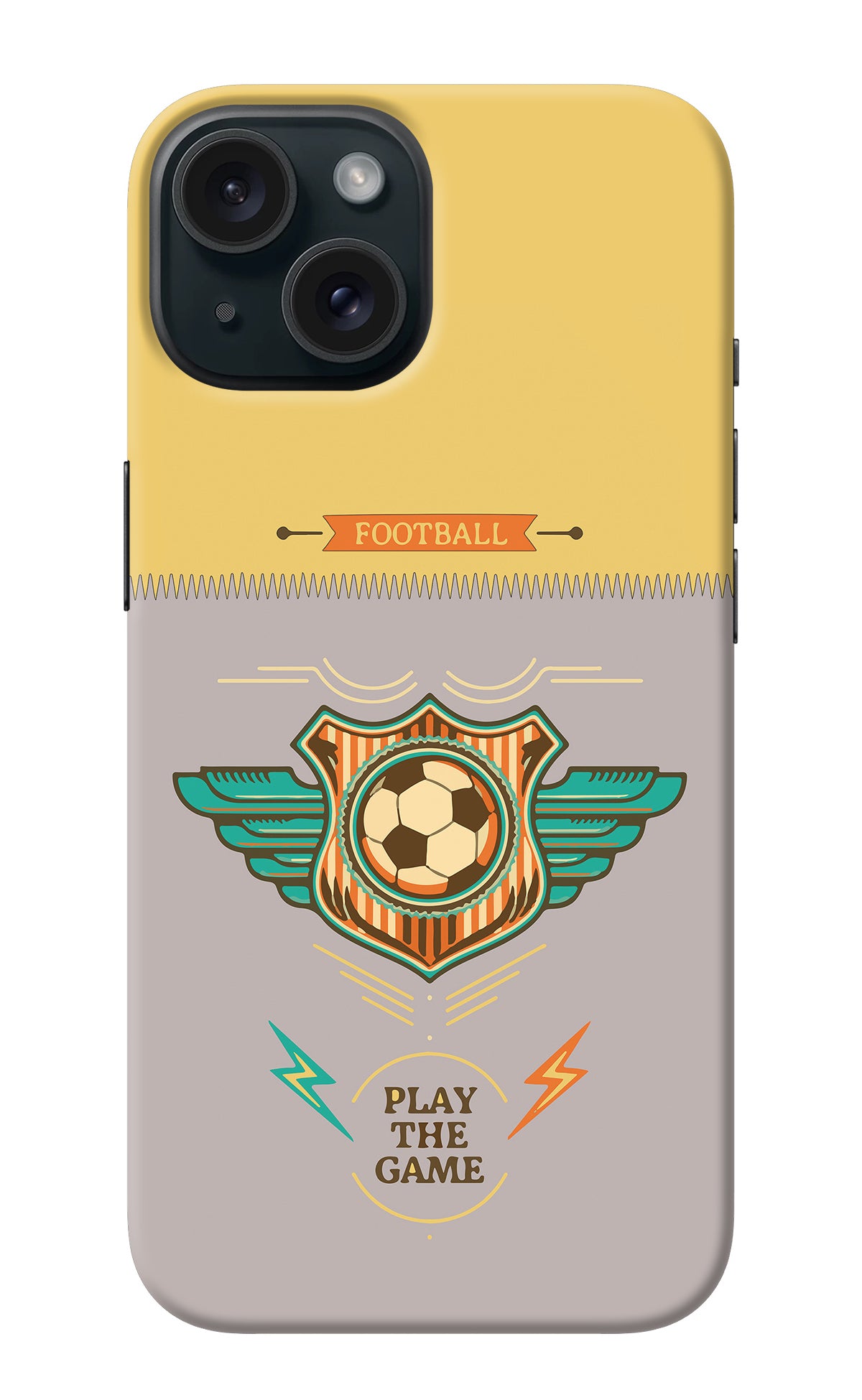 Football iPhone 15 Plus Back Cover