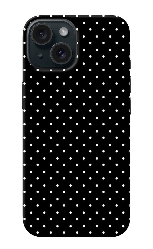 White Dots iPhone 15 Plus Back Cover