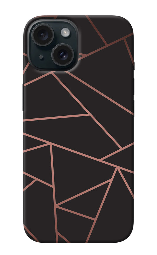 Geometric Pattern iPhone 15 Plus Back Cover