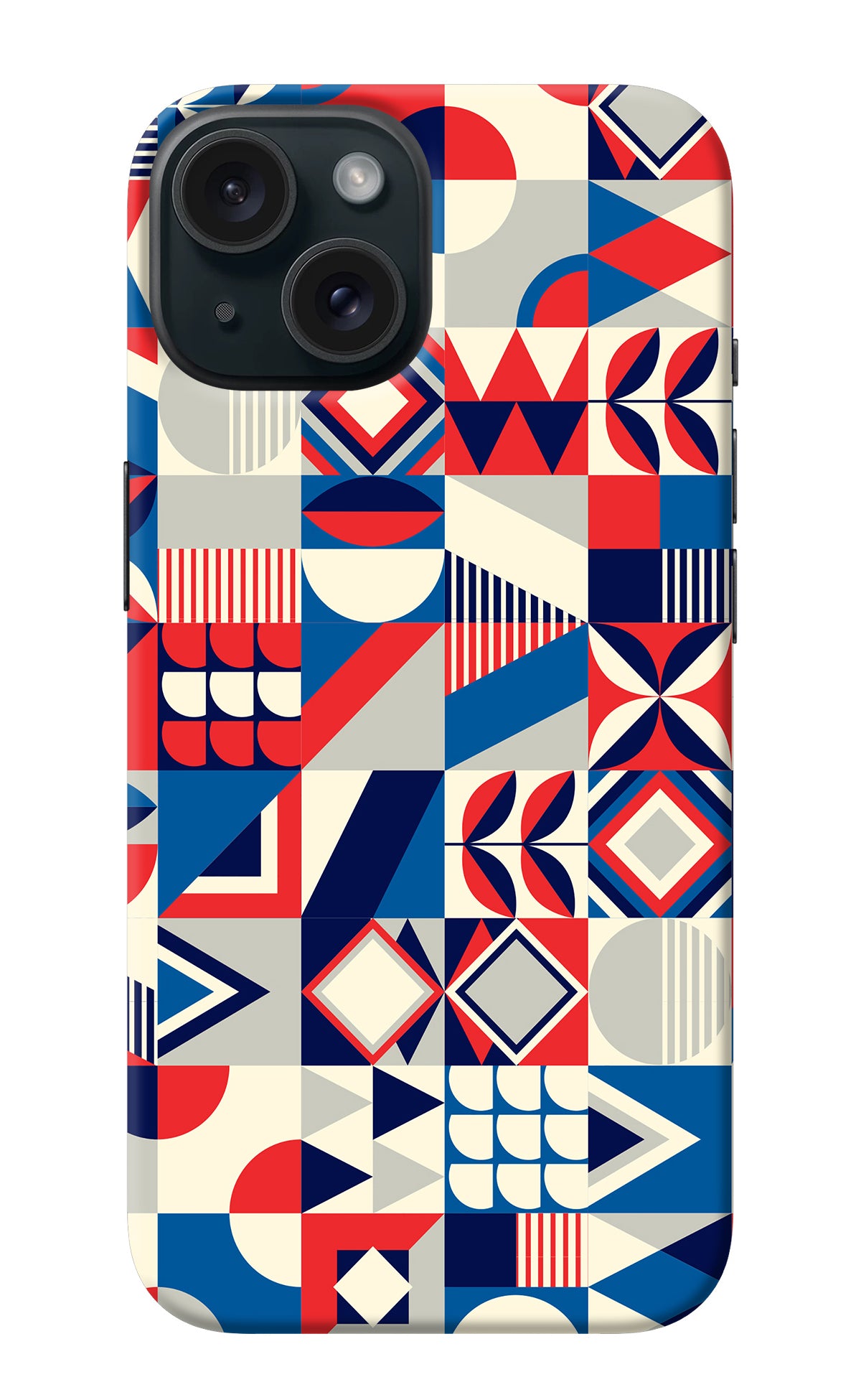 Colorful Pattern iPhone 15 Plus Back Cover