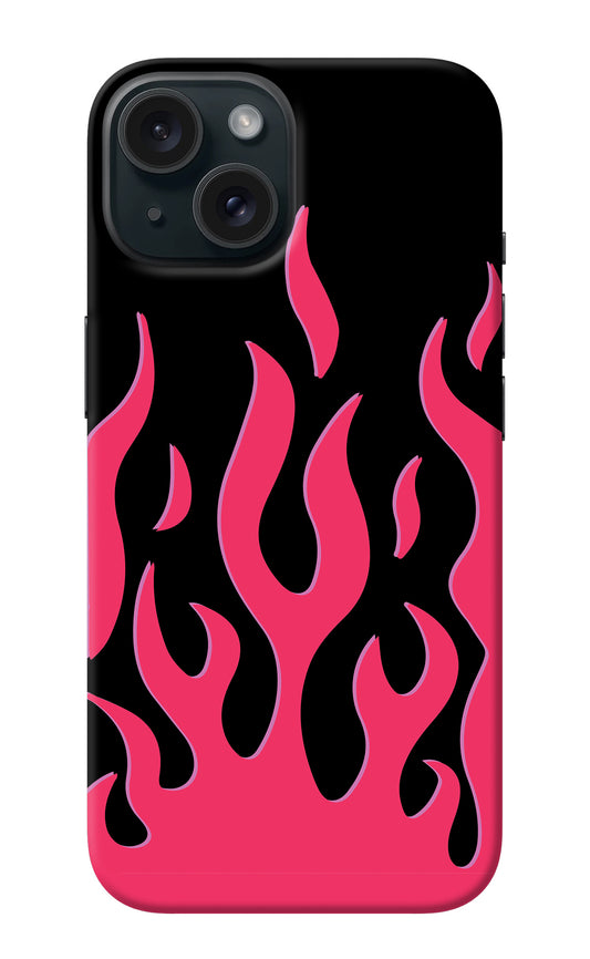 Fire Flames iPhone 15 Plus Back Cover