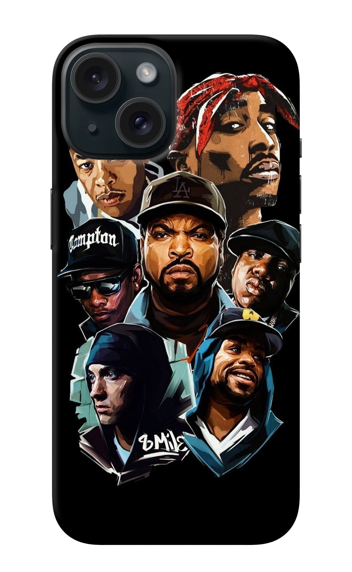 Rappers iPhone 15 Plus Back Cover