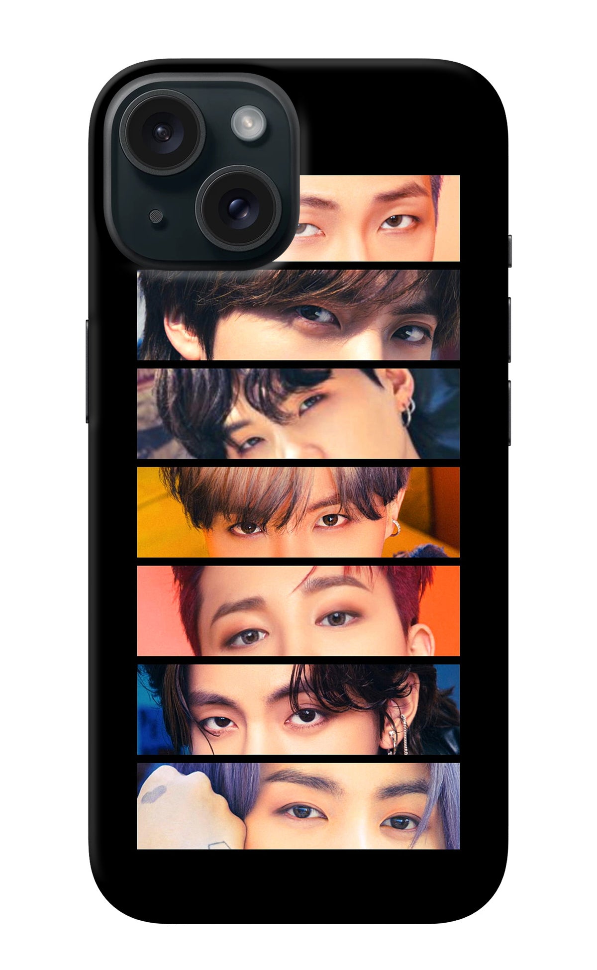 BTS Eyes iPhone 15 Plus Back Cover