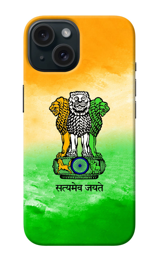 Satyamev Jayate Flag iPhone 15 Plus Back Cover