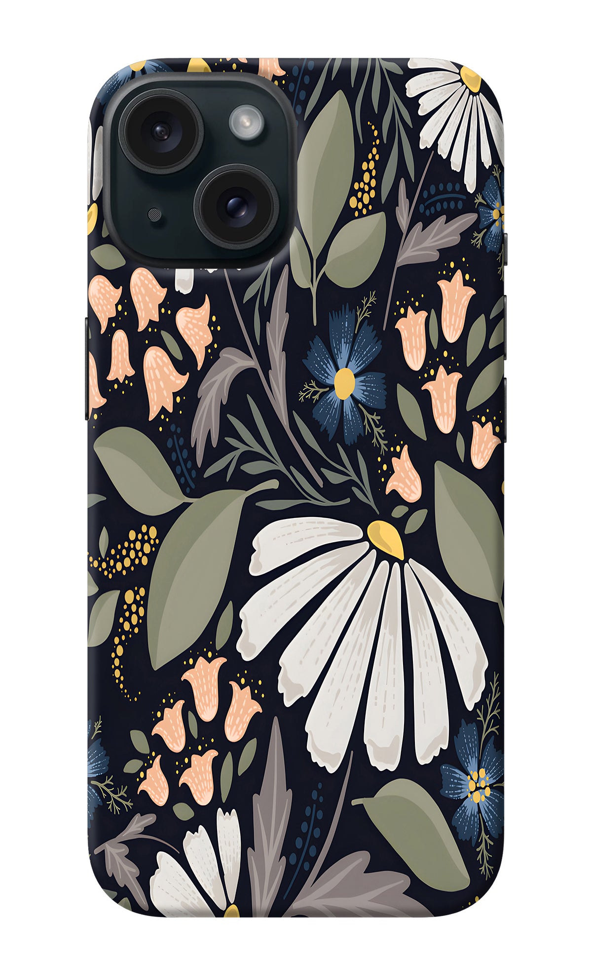 Flowers Art iPhone 15 Plus Back Cover