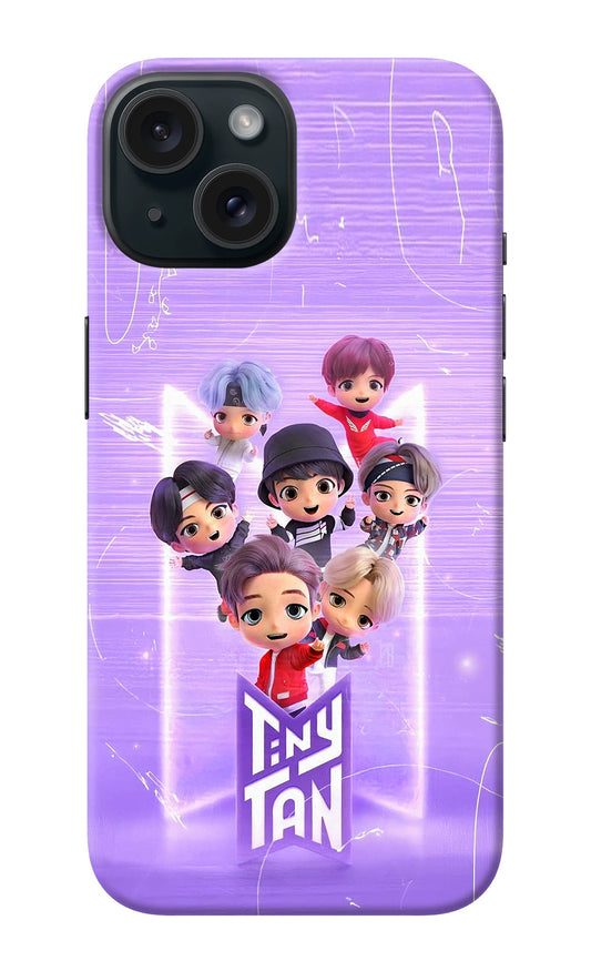 BTS Tiny Tan iPhone 15 Plus Back Cover