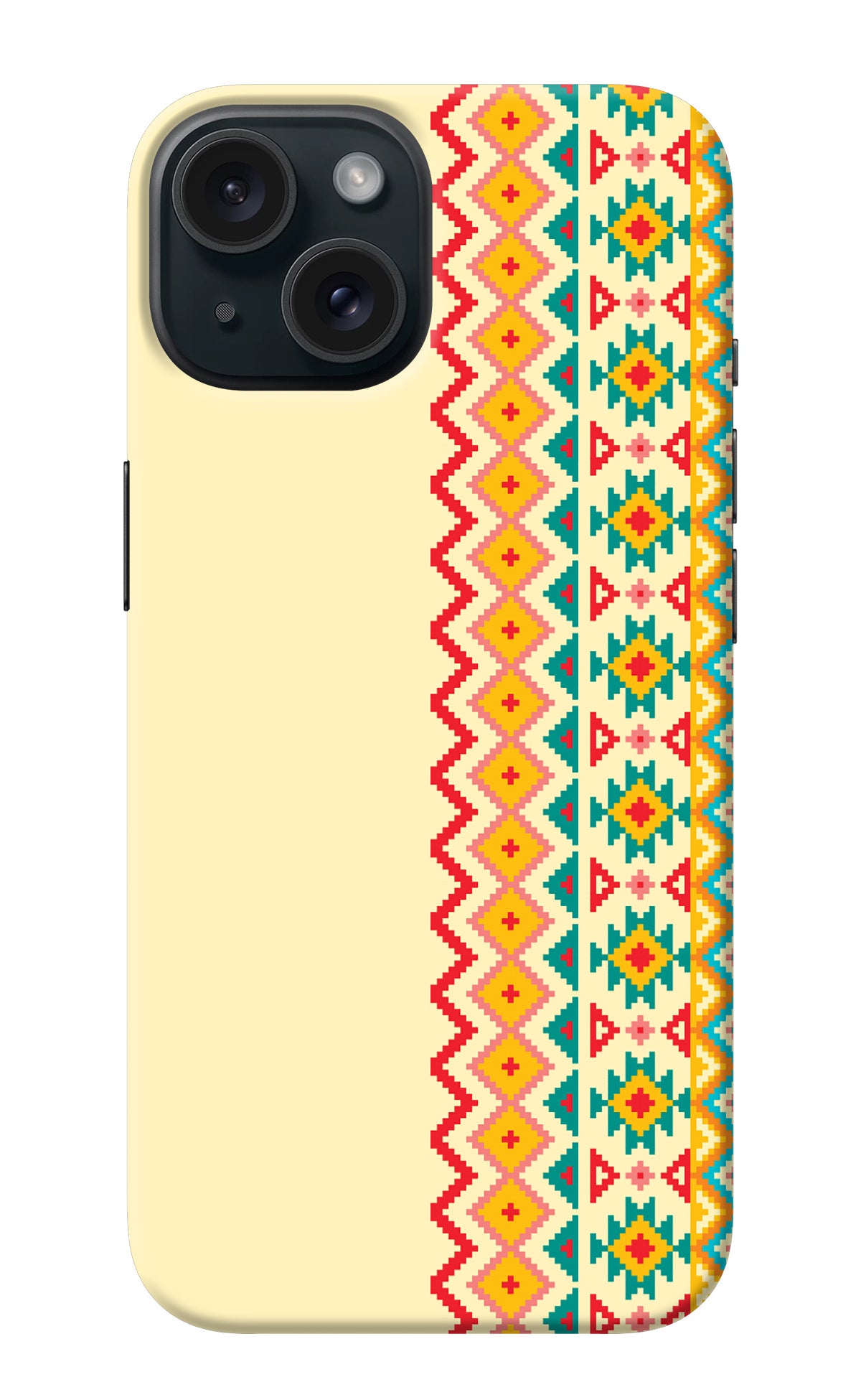 Ethnic Seamless iPhone 15 Plus Back Cover