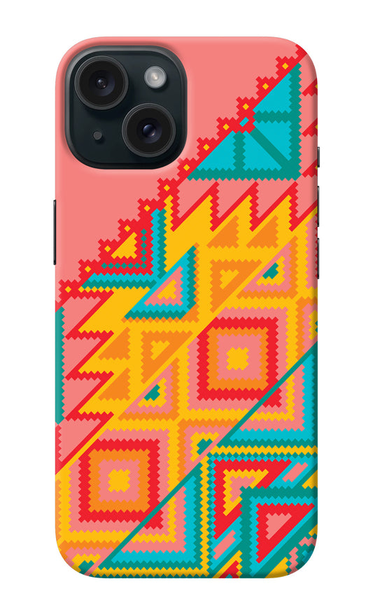 Aztec Tribal iPhone 15 Plus Back Cover