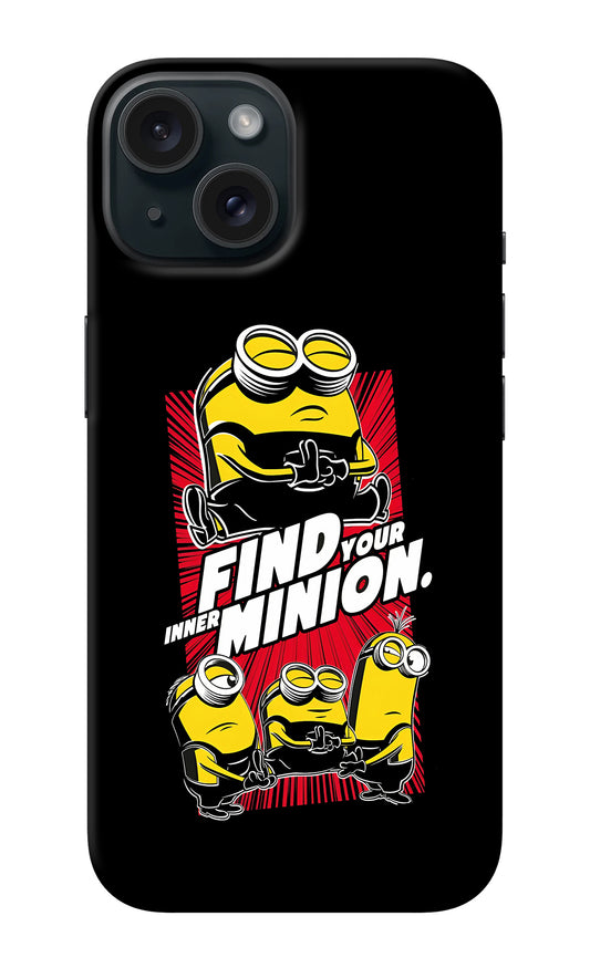 Find your inner Minion iPhone 15 Plus Back Cover