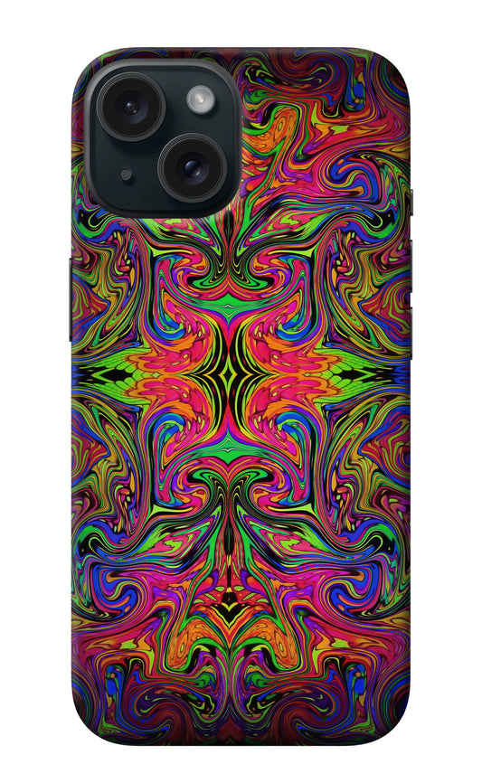 Psychedelic Art iPhone 15 Plus Back Cover