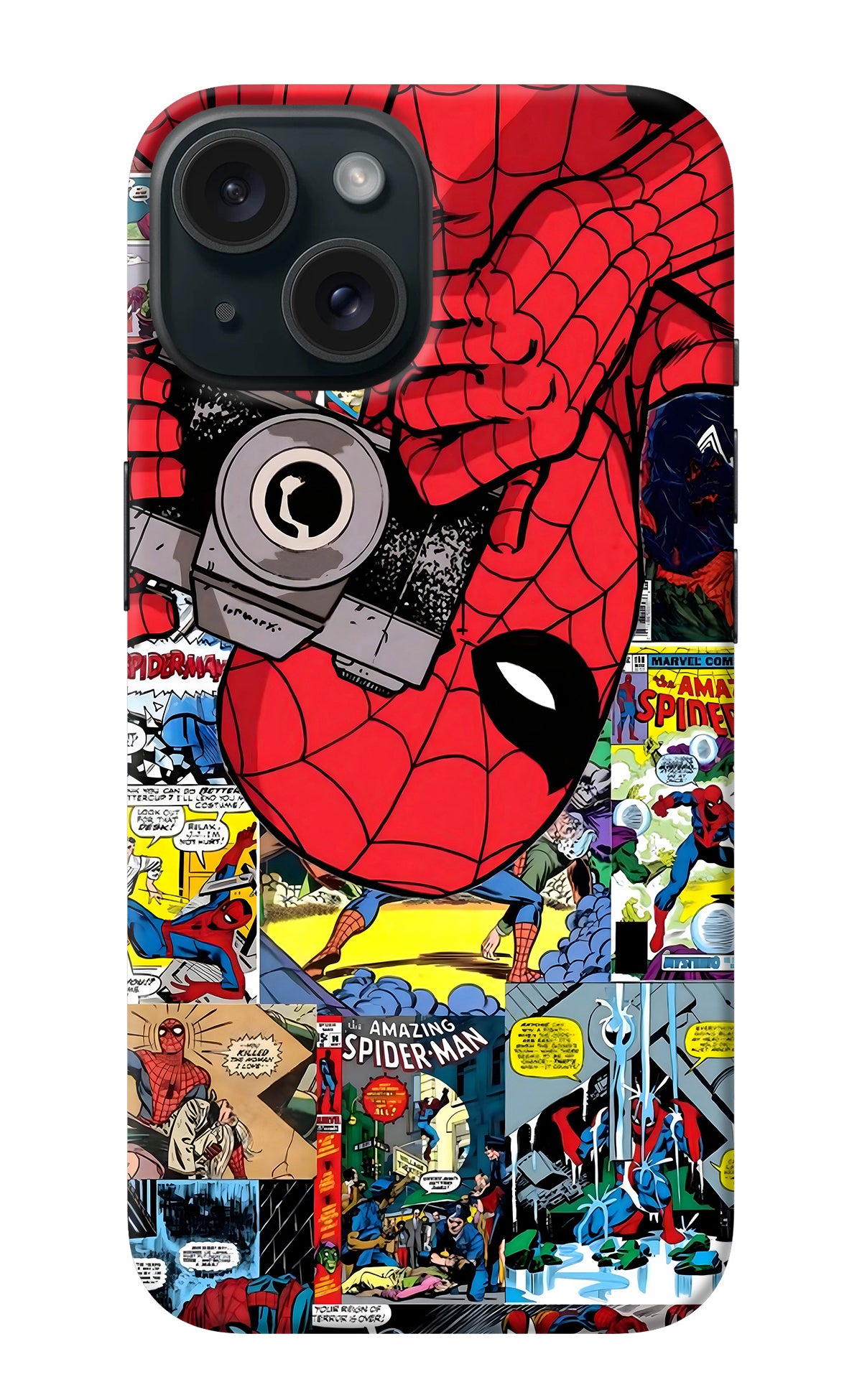 Spider Man iPhone 15 Plus Back Cover