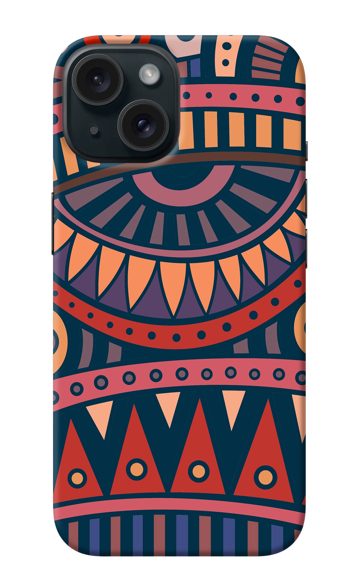 African Culture Design iPhone 15 Plus Back Cover