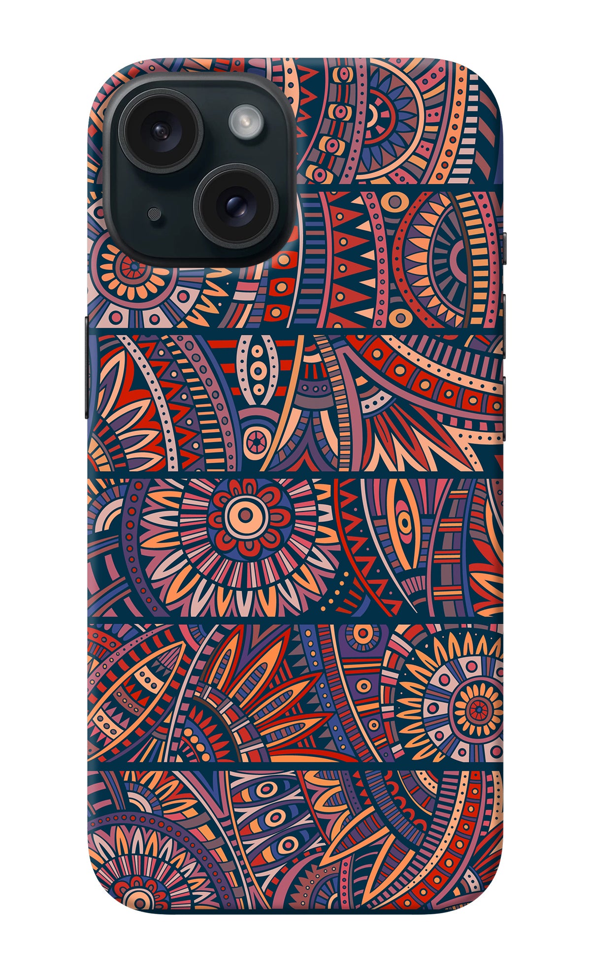 African Culture Design iPhone 15 Plus Back Cover