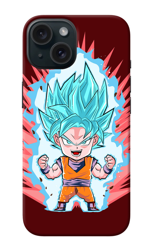 Goku Little iPhone 15 Plus Back Cover