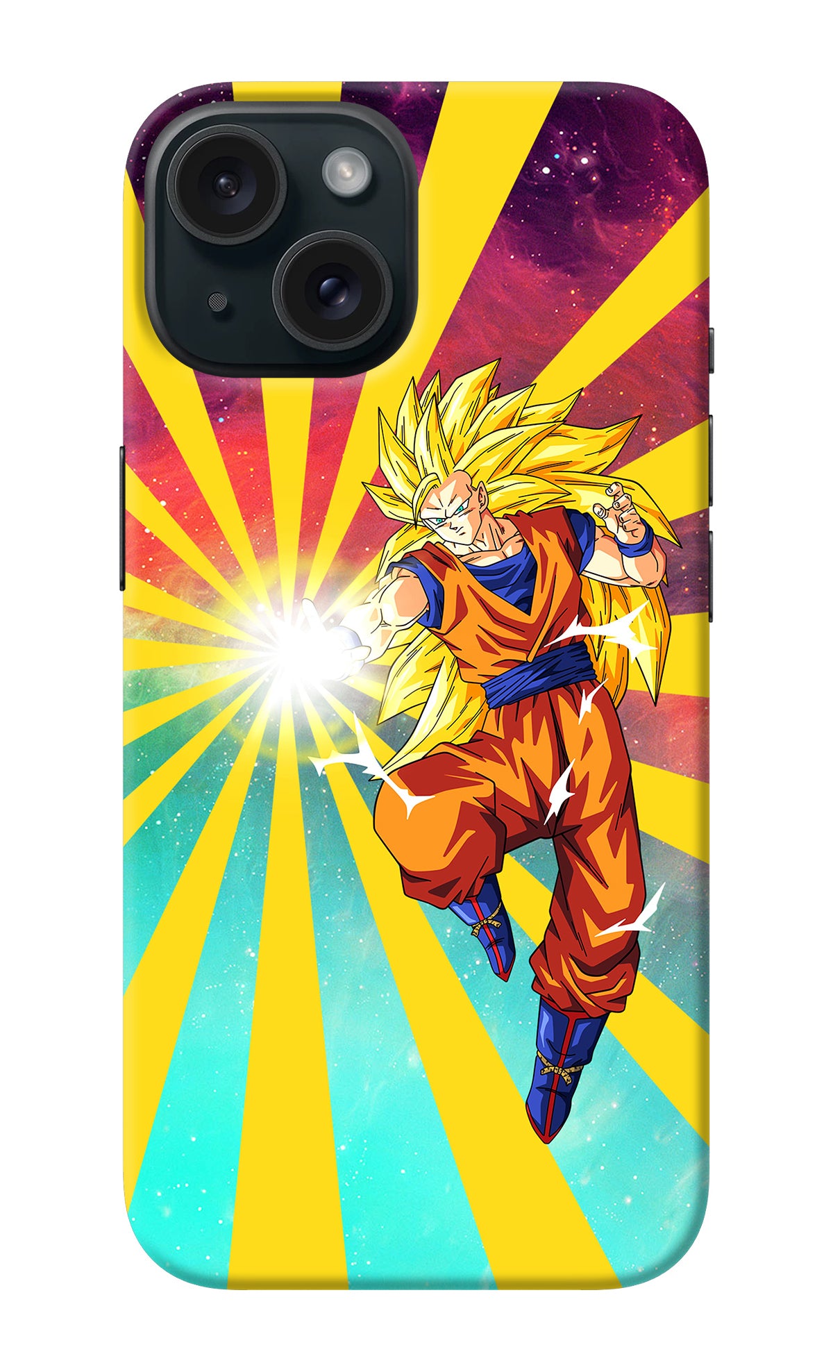 Goku Super Saiyan iPhone 15 Plus Back Cover