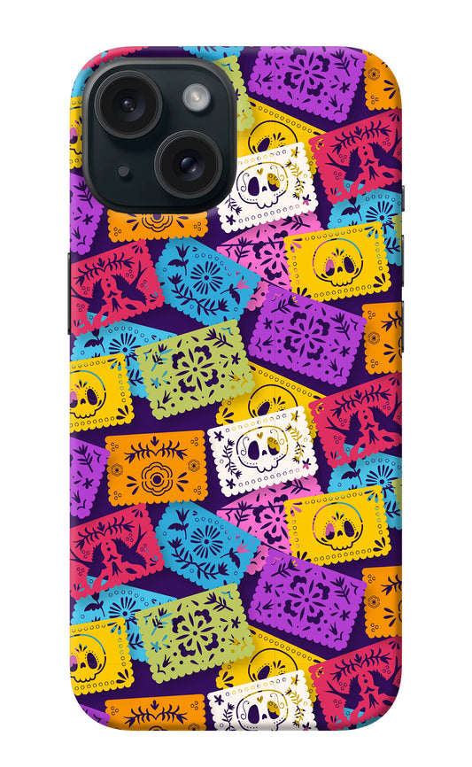 Mexican Pattern iPhone 15 Plus Back Cover