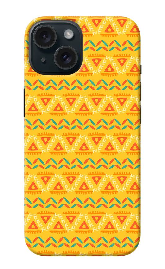 Tribal Pattern iPhone 15 Plus Back Cover