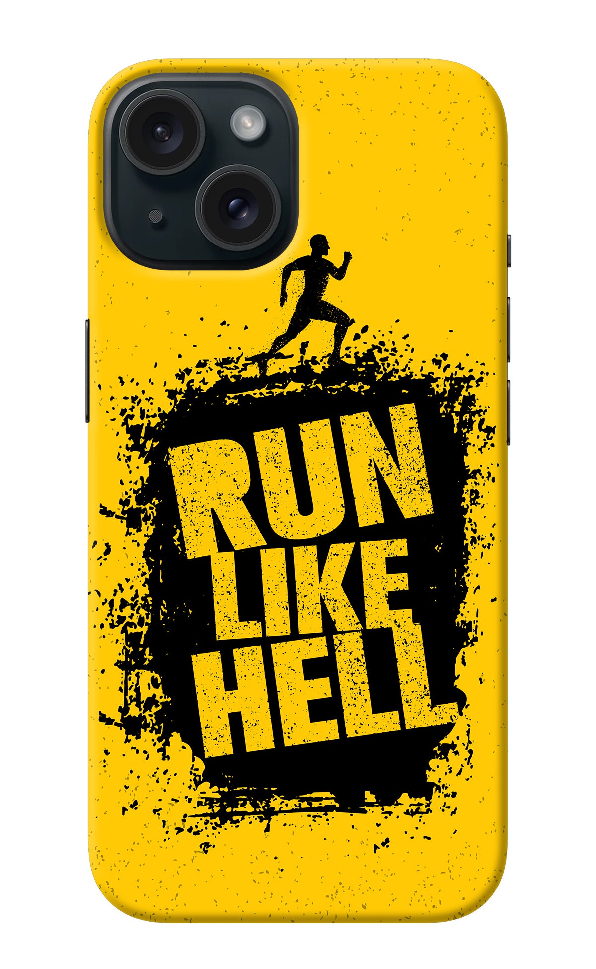 Run Like Hell iPhone 15 Plus Back Cover