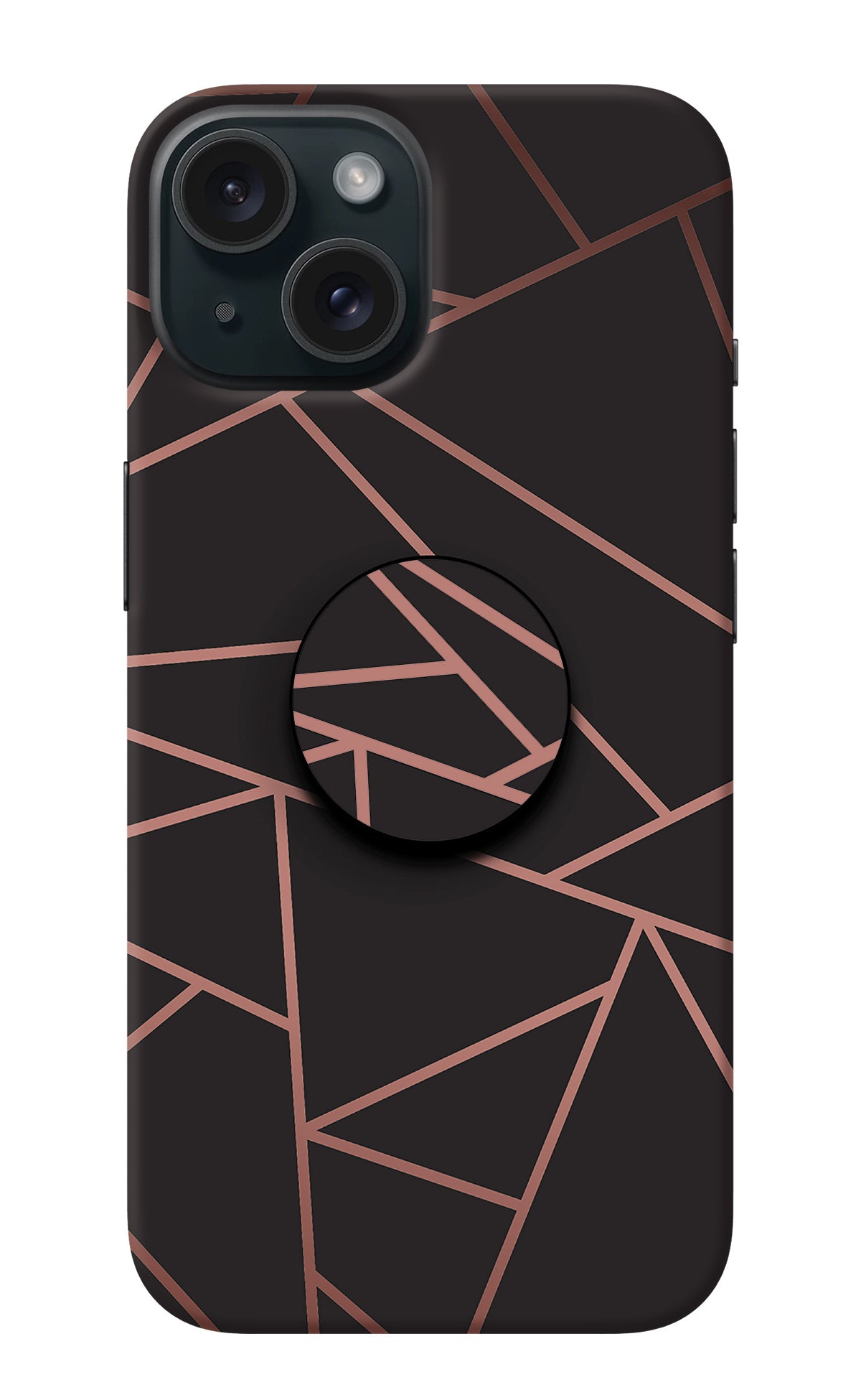 Geometric Pattern iPhone 15 Plus Pop Case