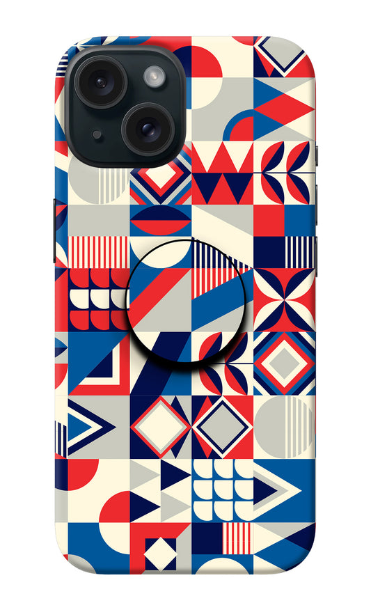 Colorful Pattern iPhone 15 Plus Pop Case