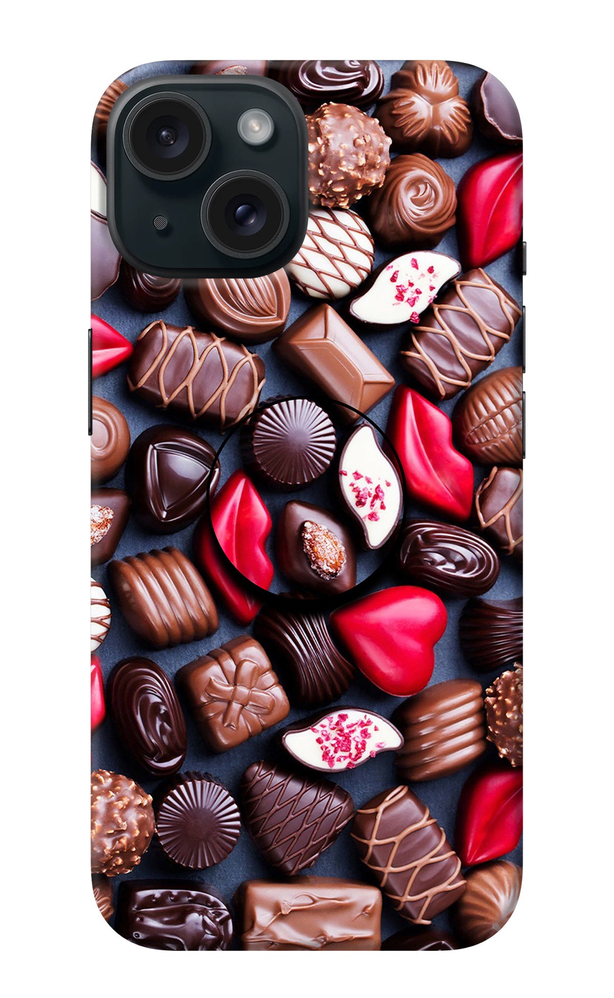 Chocolates iPhone 15 Plus Pop Case