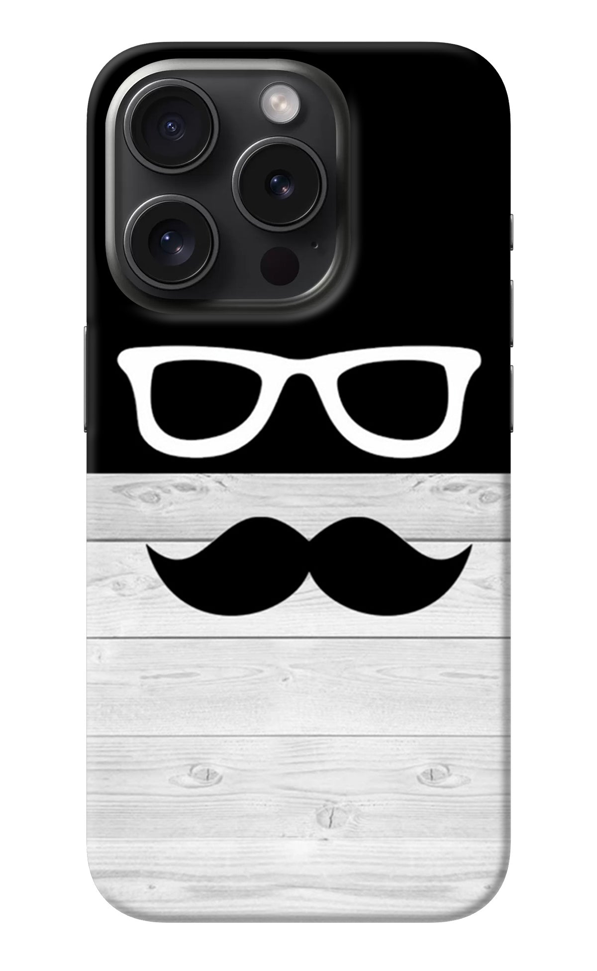 Mustache iPhone 15 Pro Back Cover