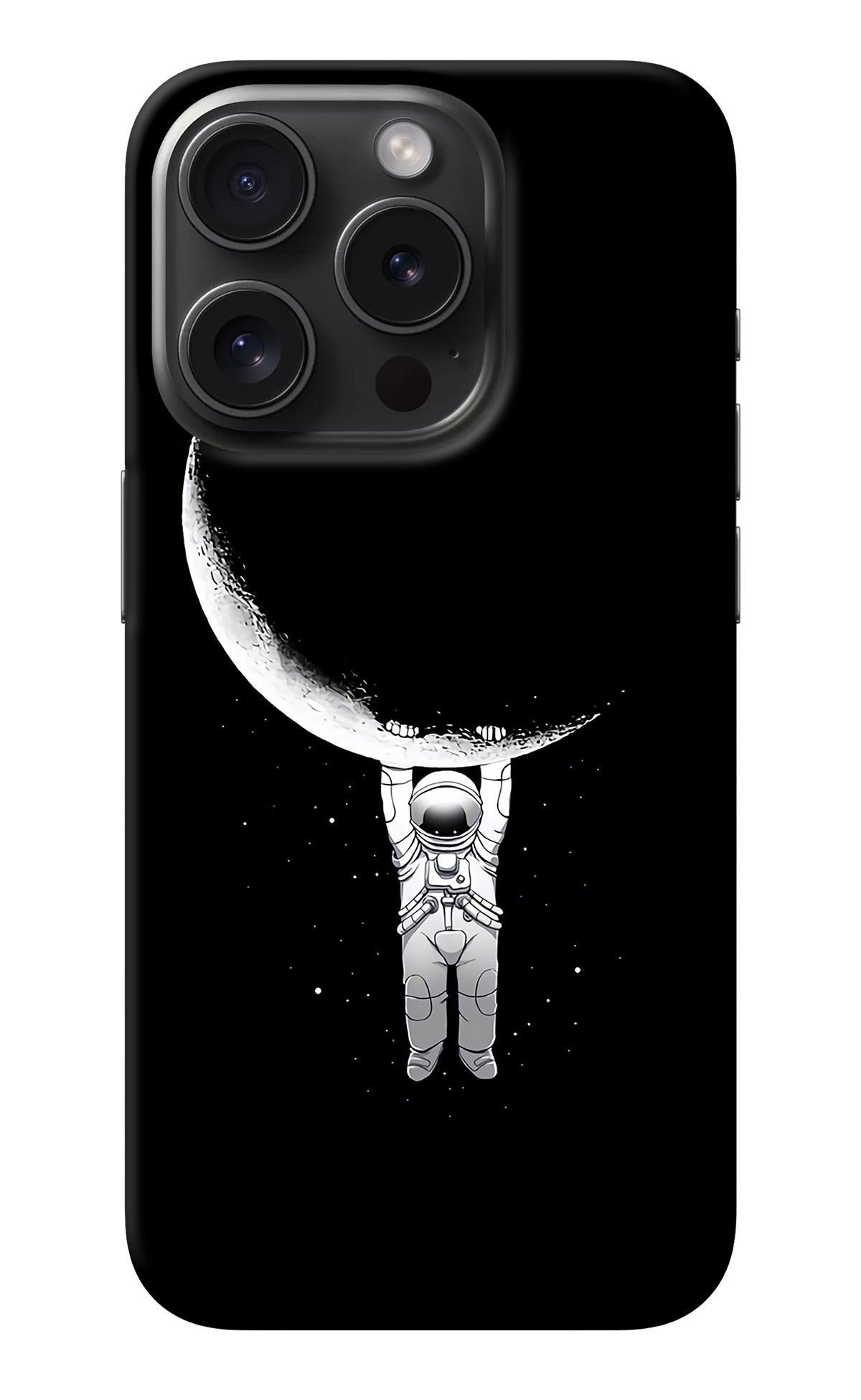 Moon Space iPhone 15 Pro Back Cover