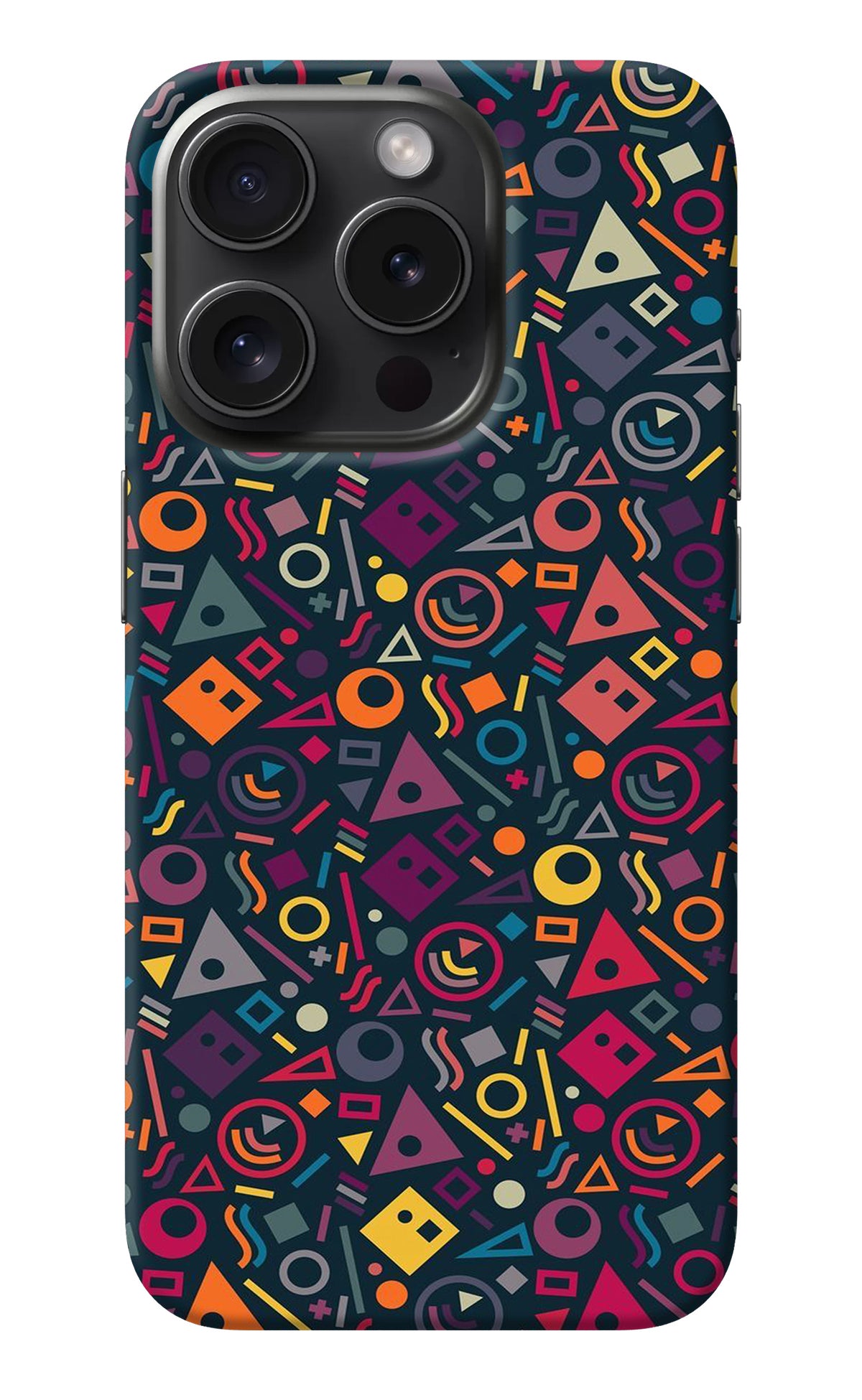 Geometric Abstract iPhone 15 Pro Back Cover