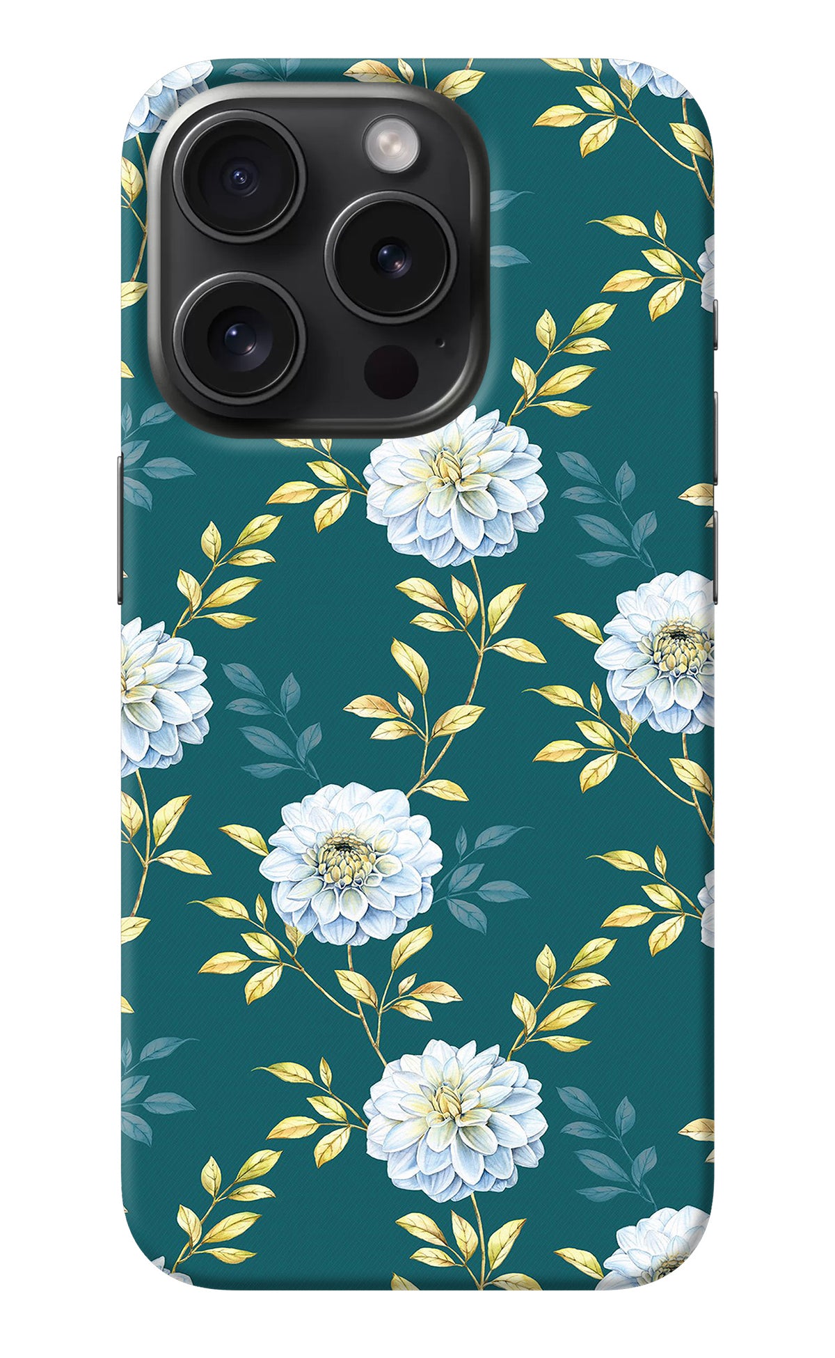 Flowers iPhone 15 Pro Back Cover