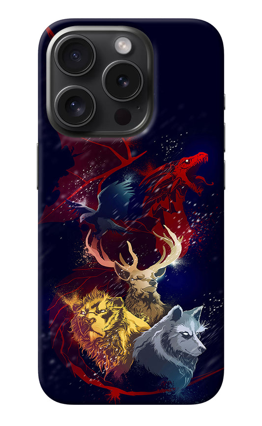 Game Of Thrones iPhone 15 Pro Back Cover