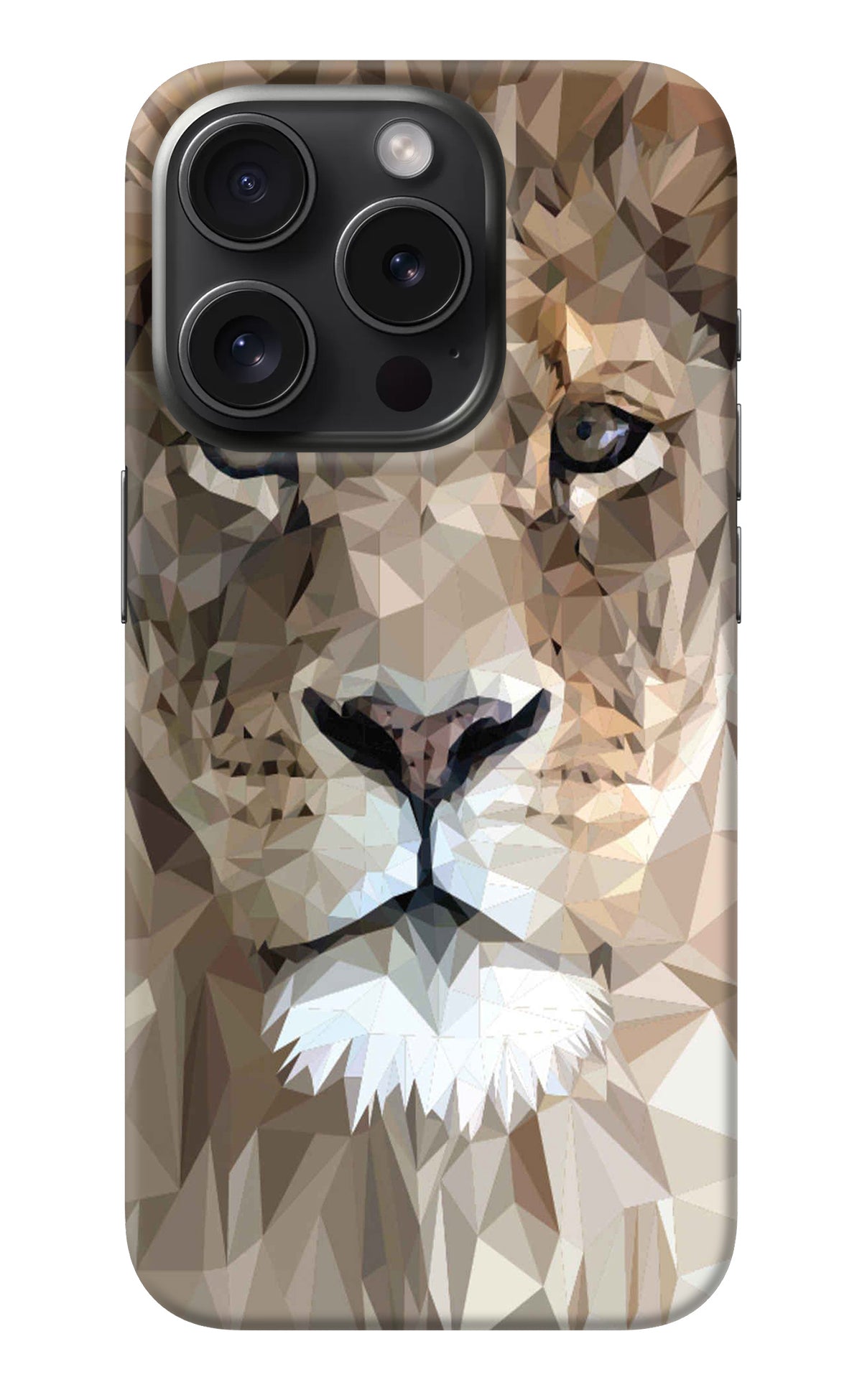 Lion Art iPhone 15 Pro Back Cover