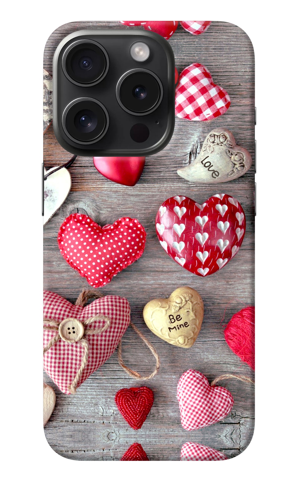 Love Wallpaper iPhone 15 Pro Back Cover