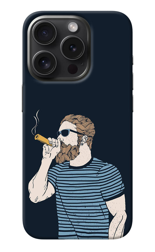 Smoking iPhone 15 Pro Back Cover