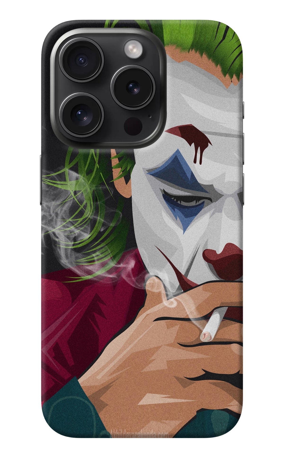 Joker Smoking iPhone 15 Pro Back Cover