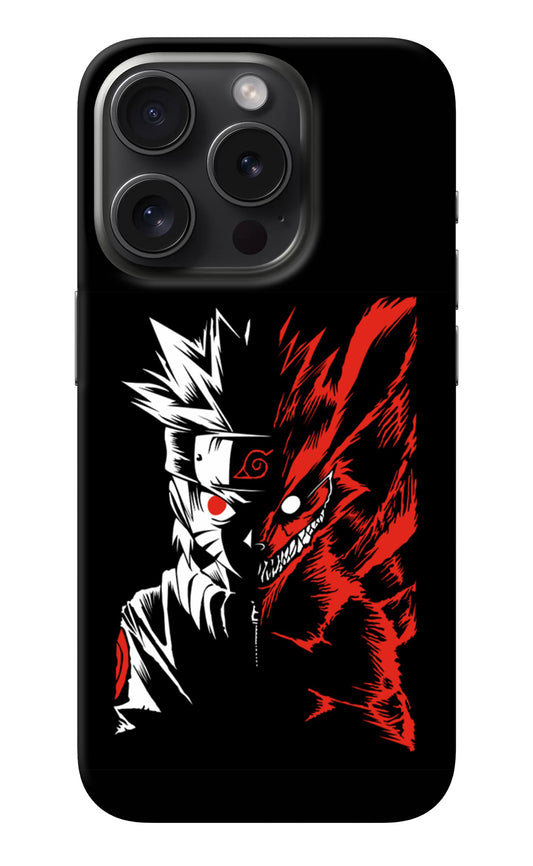 Naruto Two Face iPhone 15 Pro Back Cover