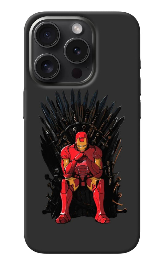 Ironman Throne iPhone 15 Pro Back Cover