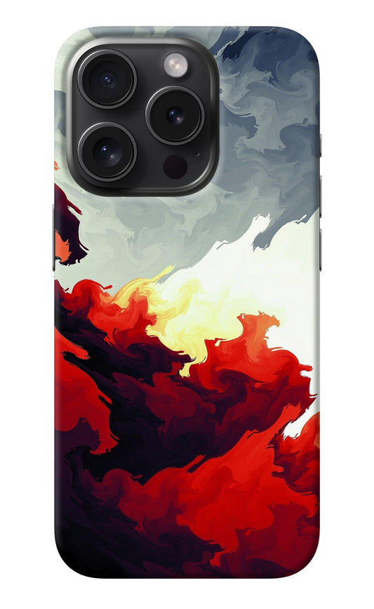 Fire Cloud iPhone 15 Pro Back Cover