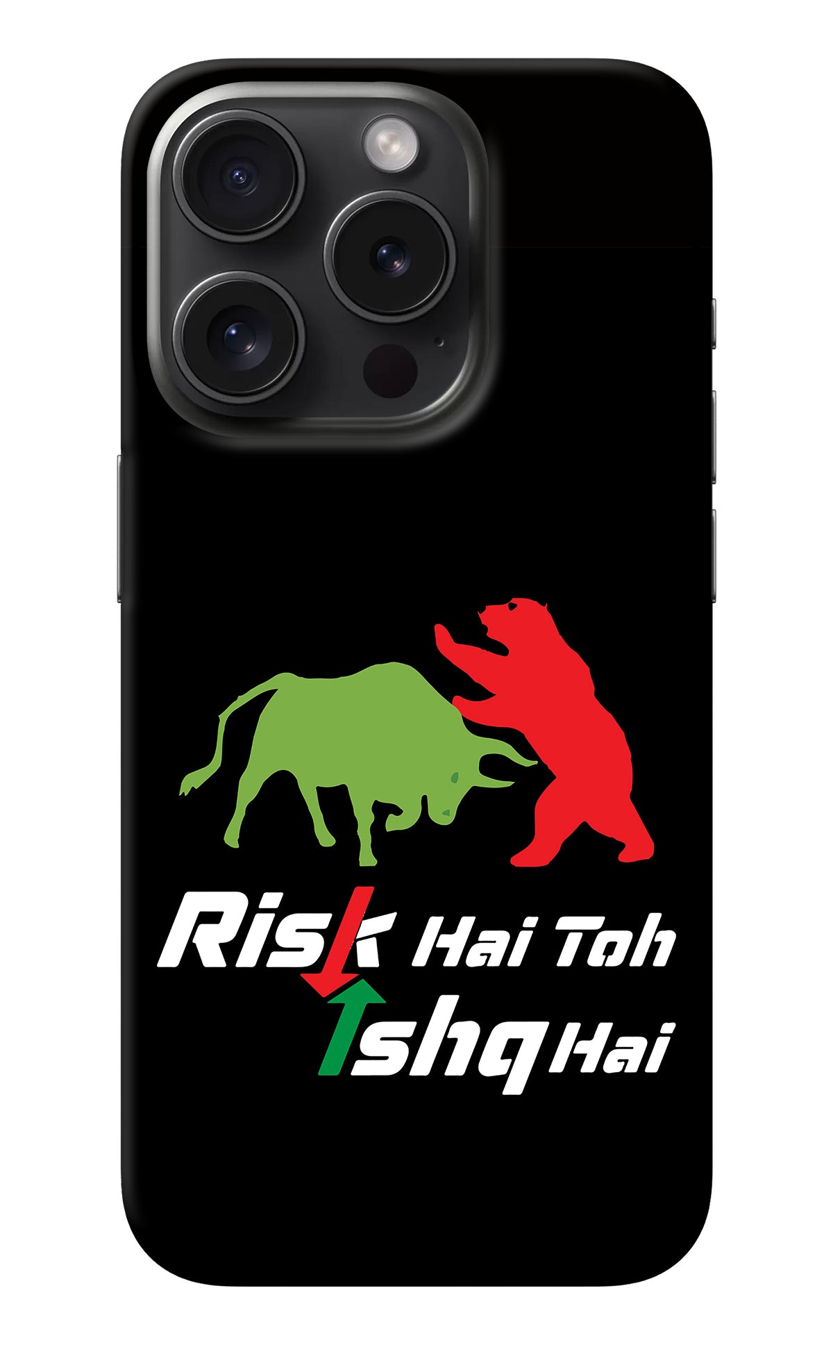 Risk Hai Toh Ishq Hai iPhone 15 Pro Back Cover