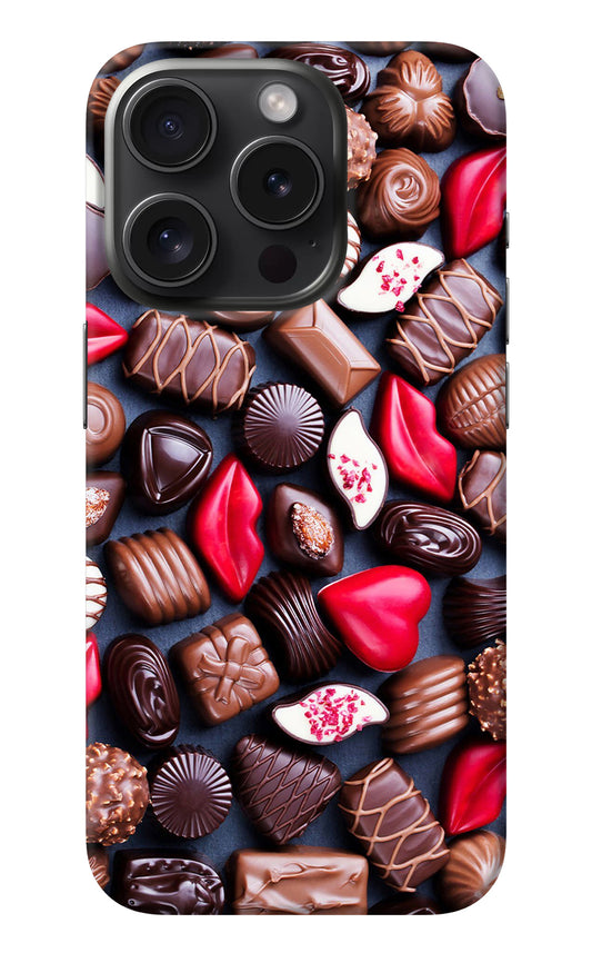 Chocolates iPhone 15 Pro Back Cover