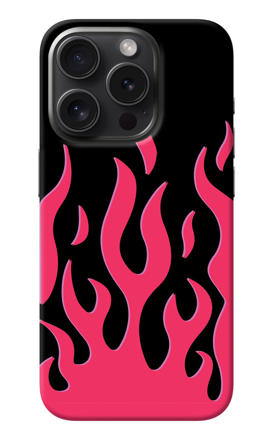 Fire Flames iPhone 15 Pro Back Cover