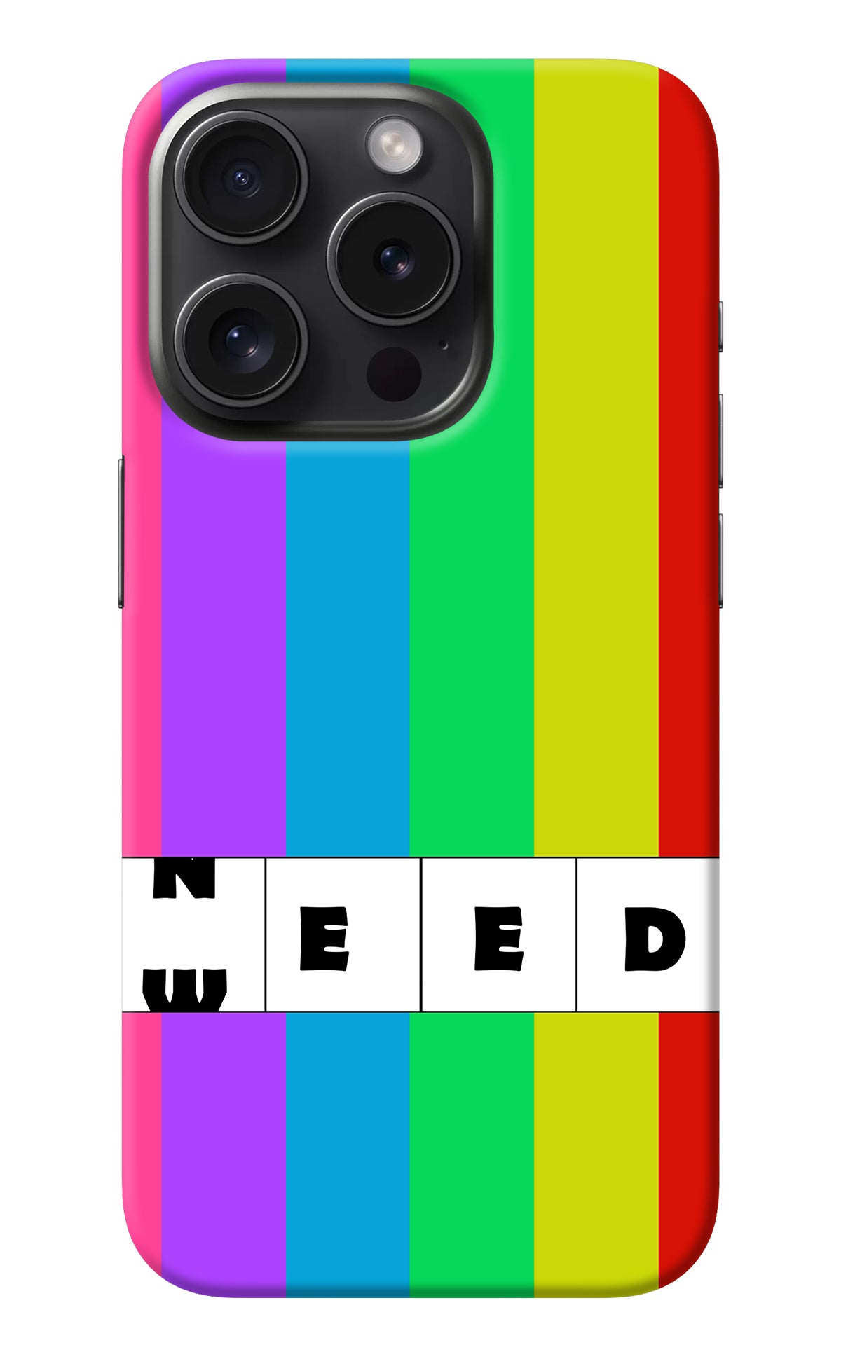 Need Weed iPhone 15 Pro Back Cover