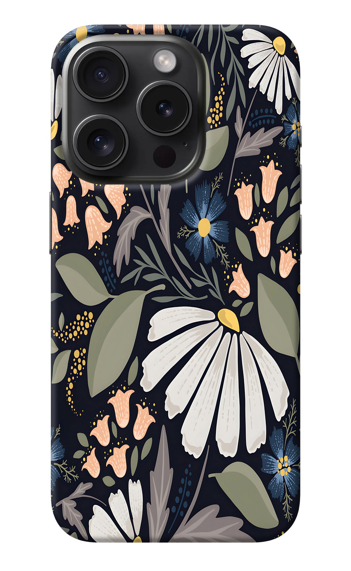 Flowers Art iPhone 15 Pro Back Cover