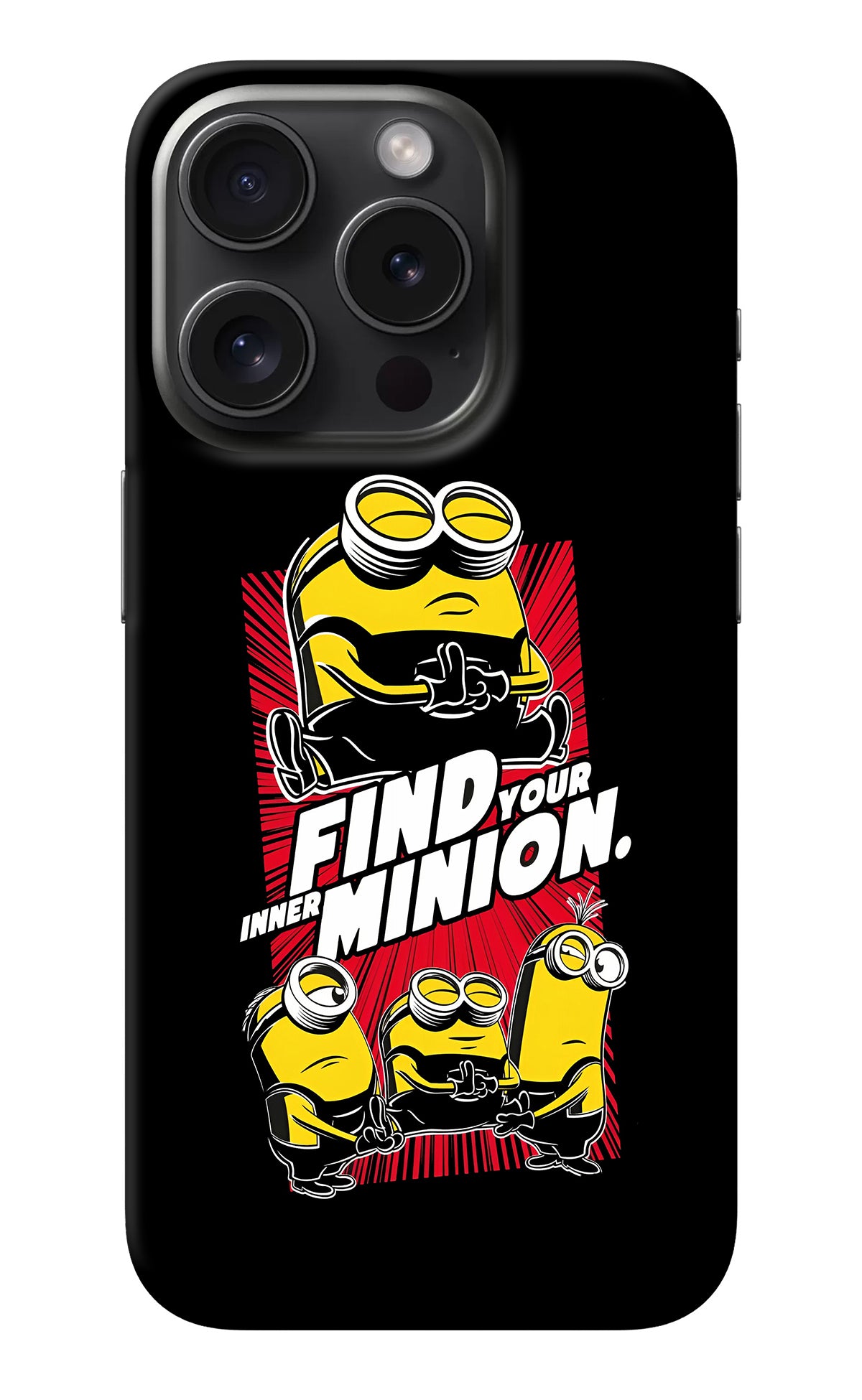 Find your inner Minion iPhone 15 Pro Back Cover