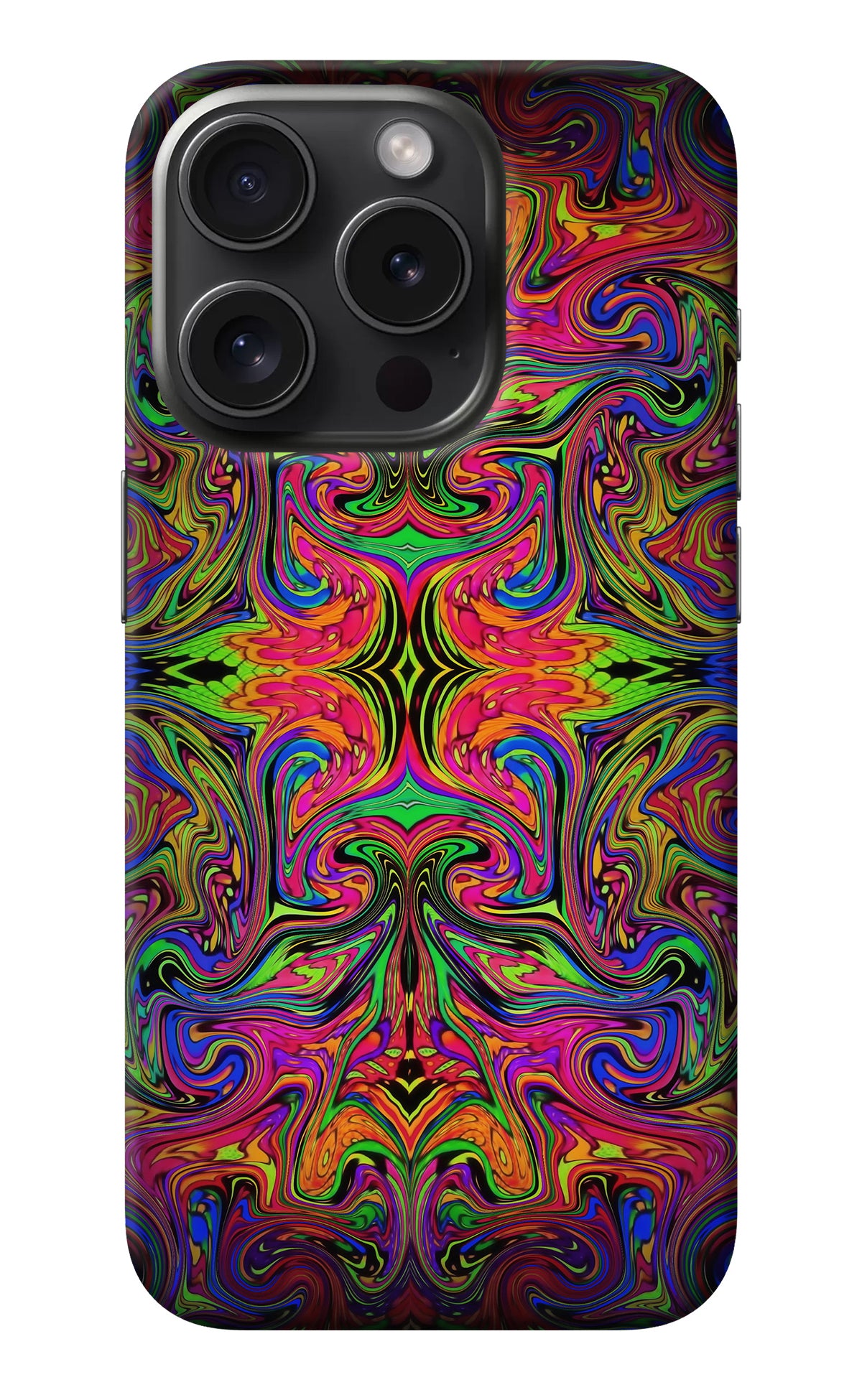 Psychedelic Art iPhone 15 Pro Back Cover