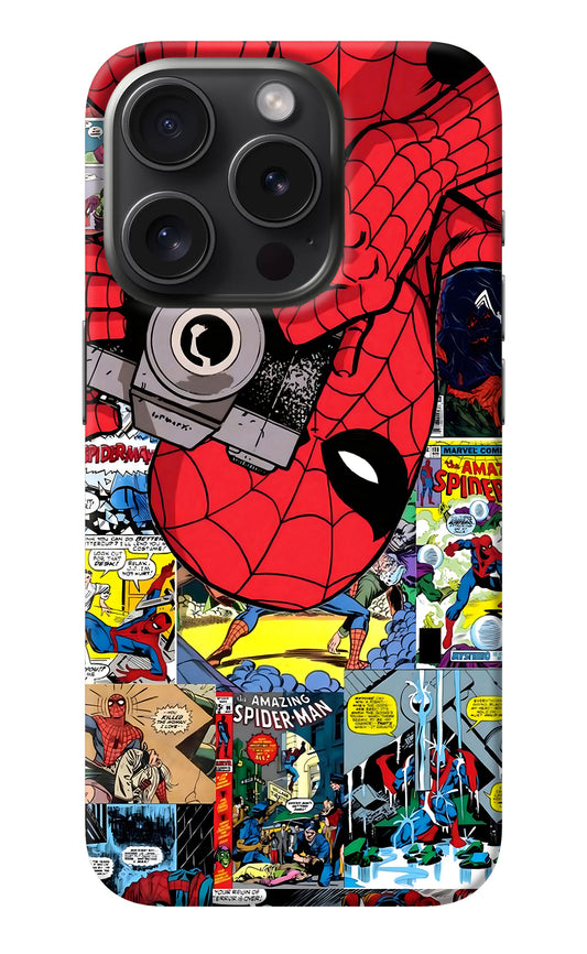 Spider Man iPhone 15 Pro Back Cover