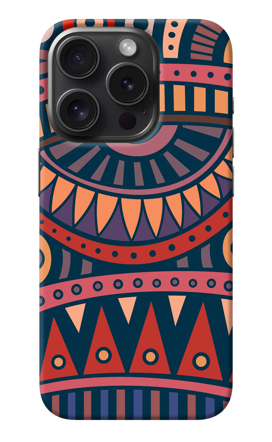 African Culture Design iPhone 15 Pro Back Cover