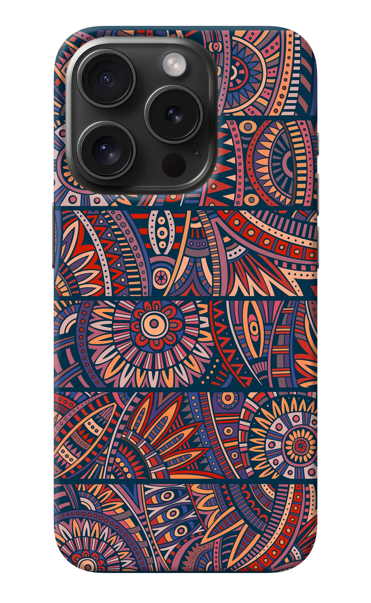 African Culture Design iPhone 15 Pro Back Cover