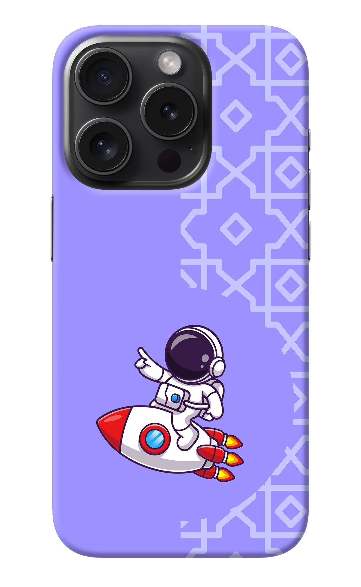 Cute Astronaut iPhone 15 Pro Back Cover