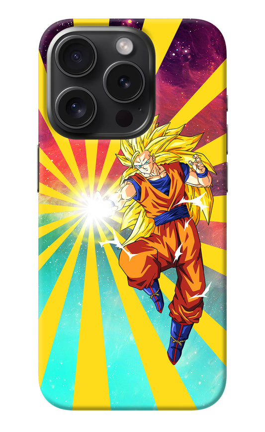 Goku Super Saiyan iPhone 15 Pro Back Cover