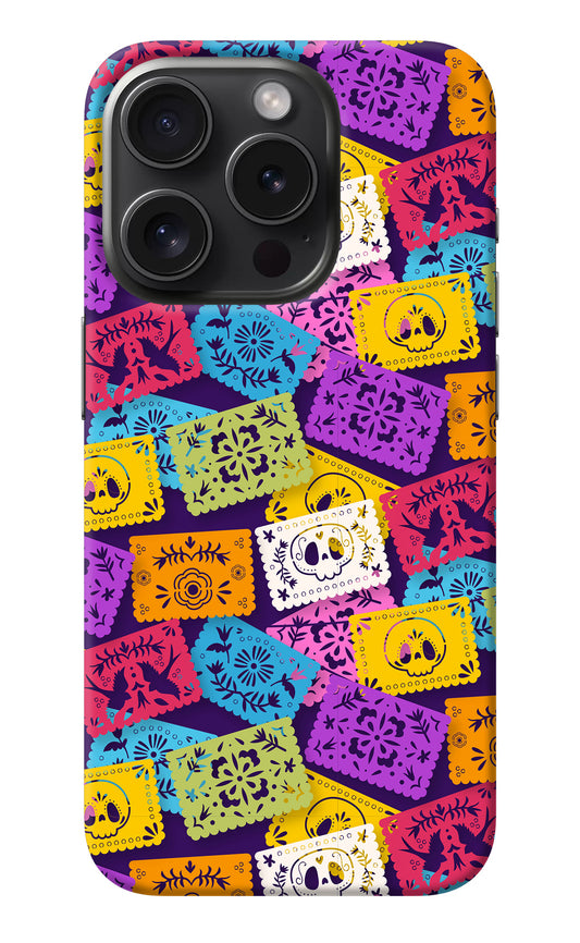 Mexican Pattern iPhone 15 Pro Back Cover